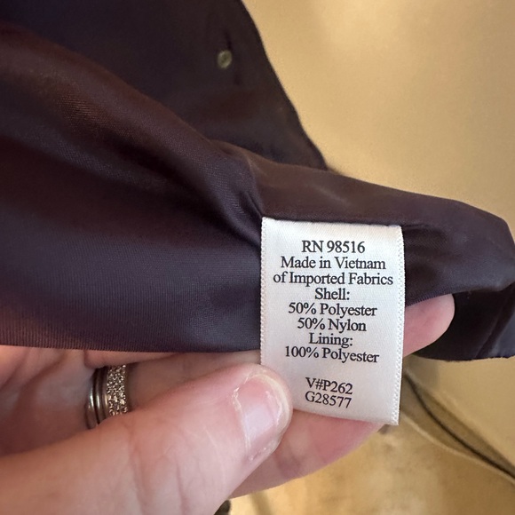 Soft Surrounding Womens purple Sleeveless Quilted Vest Size XLarge - Picture 4 of 5